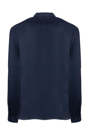 Dark blue linen shirt MAURO GRIFONI | G6AB0011ABU88G